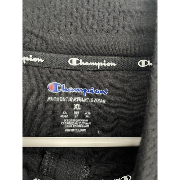 Women's Champion Authentic Athletic Wear Black Zip Up Jacket, Size XL - Picture 4 of 8